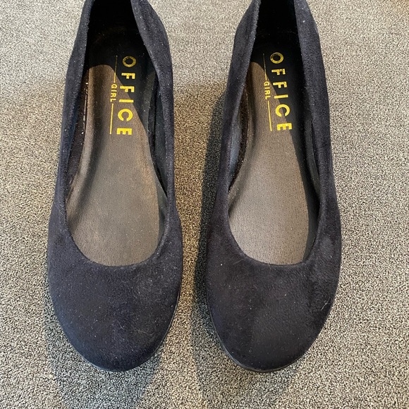 Platform, ballet shoes, suede, black, size marked as 37/4 - Picture 8 of 8